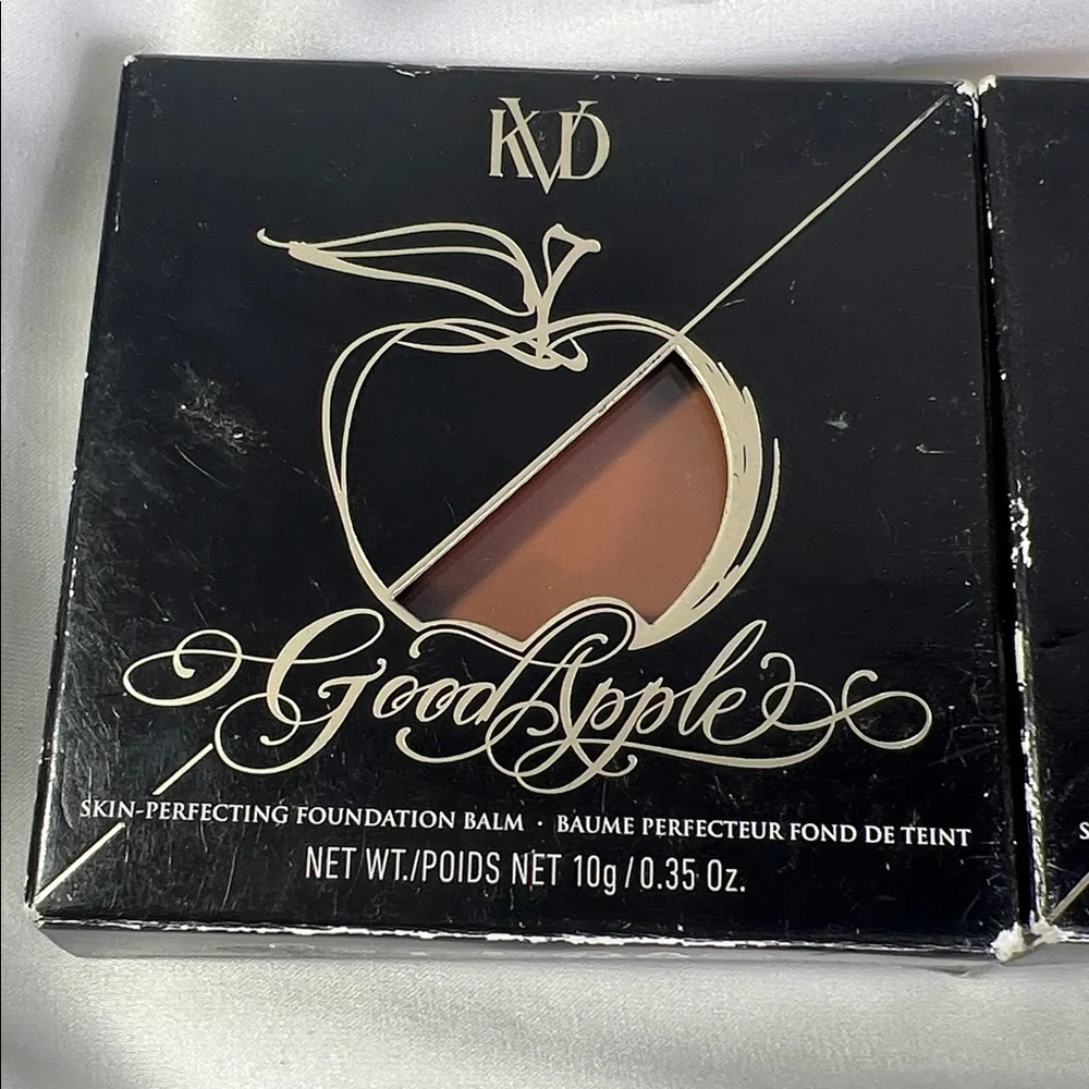 KVD Good Apple Foundation Balm‎ Set of 2 Tan 072 Brand New in Box